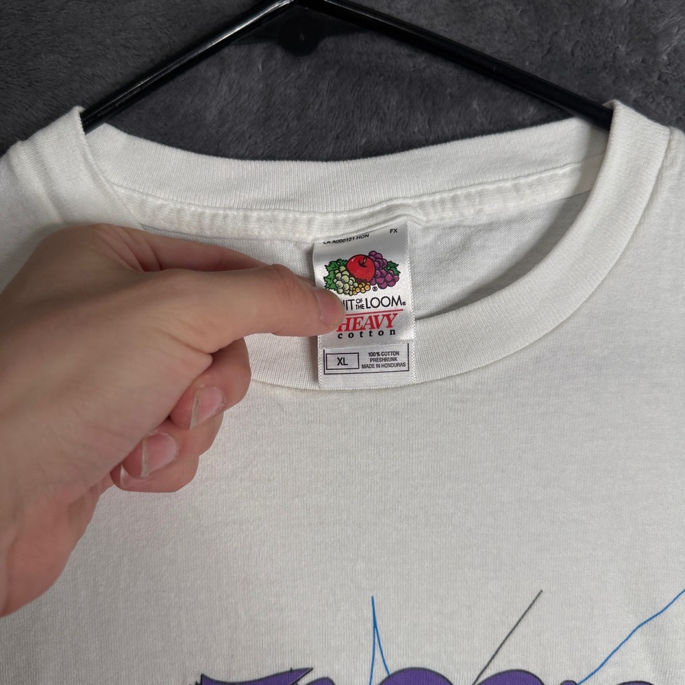 Fruit of the Loom T-Shirt Mens XL White Z100 Zootopia 2003 Concert Promo 7046 - Picture 3 of 6